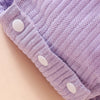 Floral Skirt Baby Romper - Purple