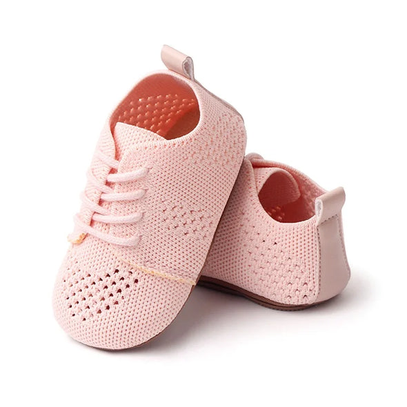 Breathable Baby Oxfords - Pink