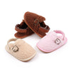 Baby Sherpa Slip Ons - Off White