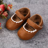 Princess Baby Shoes - Brown