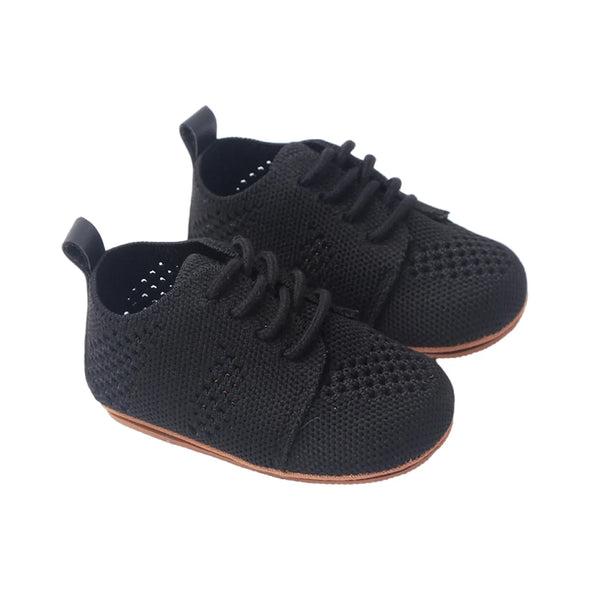 Breathable Baby Oxfords - Black