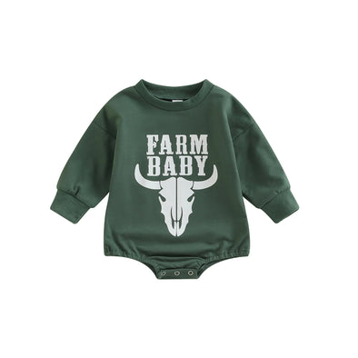 Western Bodysuit - Farm Baby