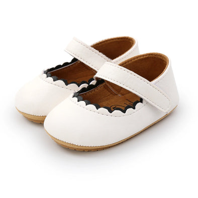 Princess Baby Shoes - White