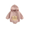 Hooded Kangaroo Pocket Bodysuit