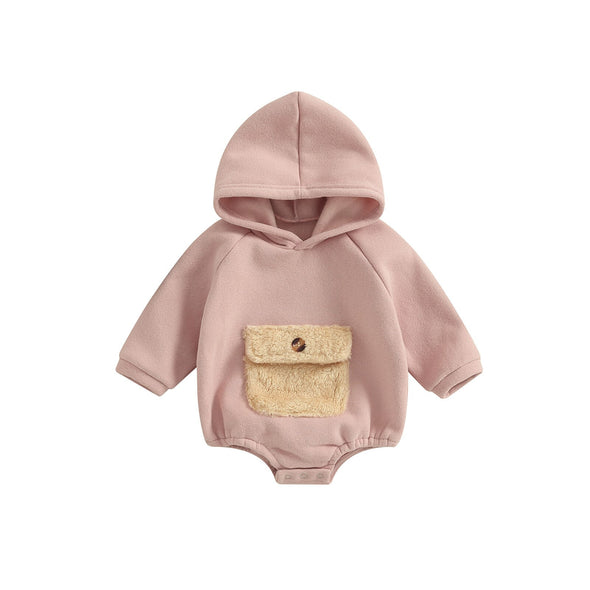 Hooded Kangaroo Pocket Bodysuit
