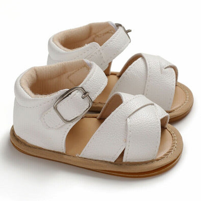 Woven Sandals - White