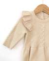Scarlett Knit Bubble Romper - Ivory