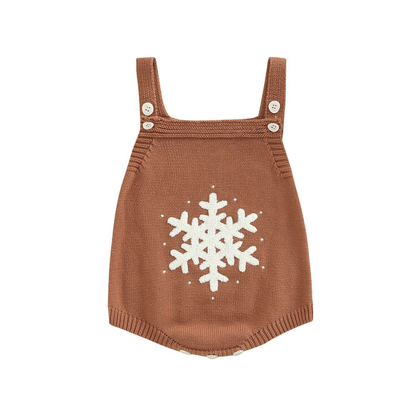 Snowflake Knit Romper