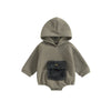 Hooded Kangaroo Pocket Bodysuit