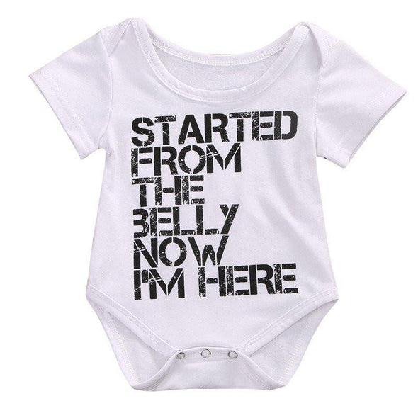 Started From The Belly Bodysuit - Urban Tots