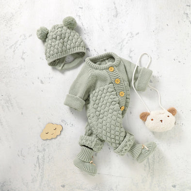 Addison Knit Jumpsuit - Sage