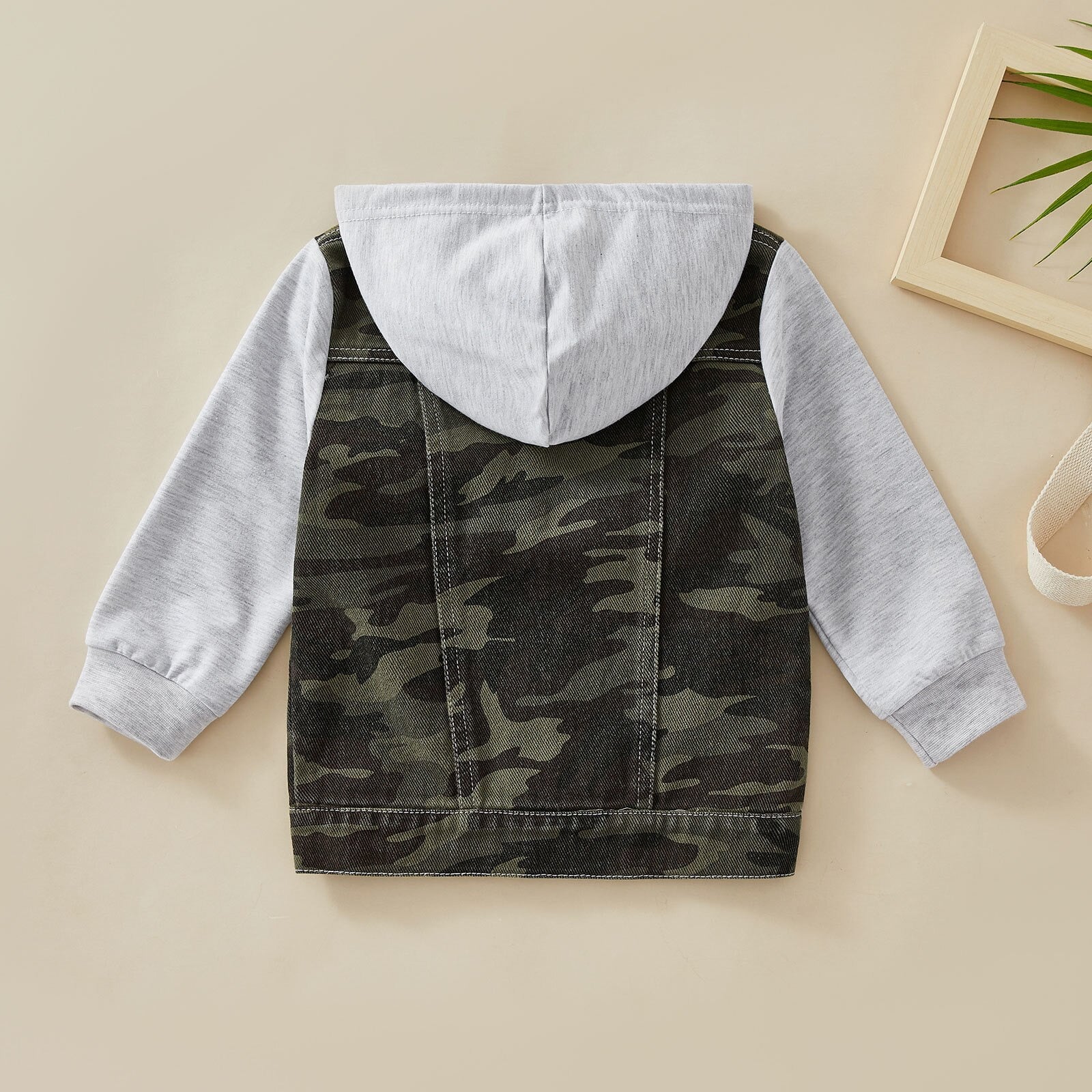 Kids Denim Jacket Camo 3 4 Years by Urban Tots