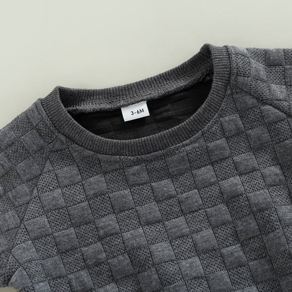 Waffle Sweatshirt Set