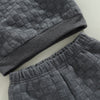 Waffle Sweatshirt Set