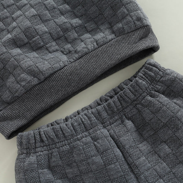 Waffle Sweatshirt Set