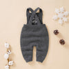 Snowflake Knit Jumpsuit - Gray