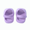 Rubber Platform Sandals - Purple